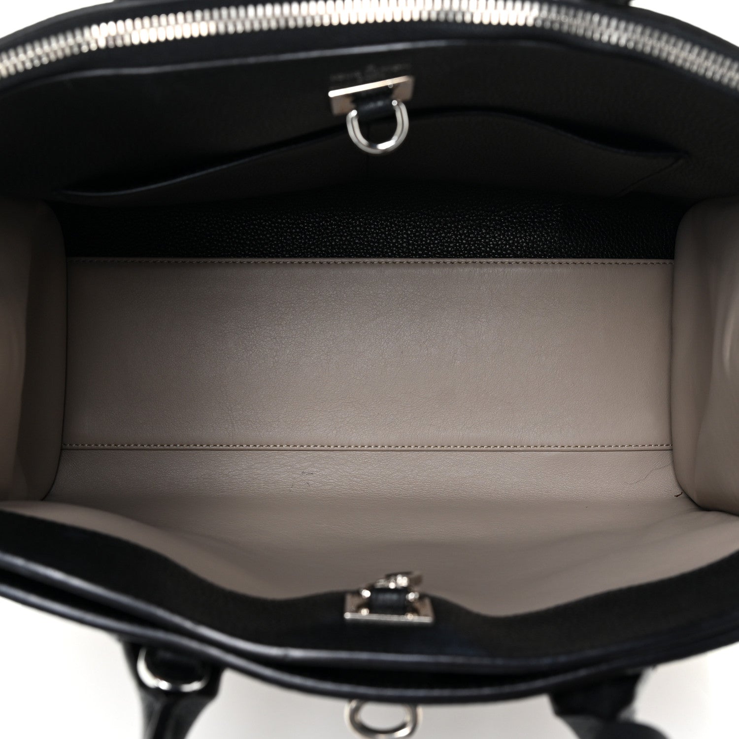 Louis Vuitton Taurillon City Steamer MM Black Beige 5 of 22