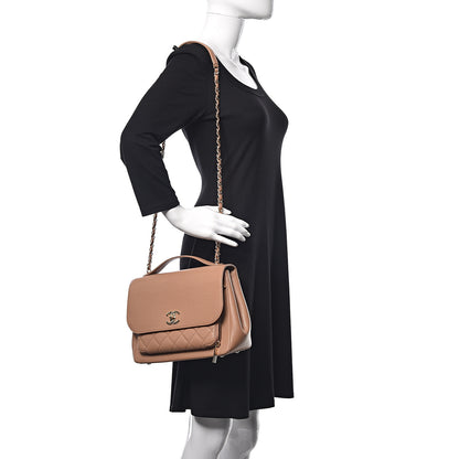 Chanel Caviar Quilted Large Business Affinity Flap Camel 2 of 11