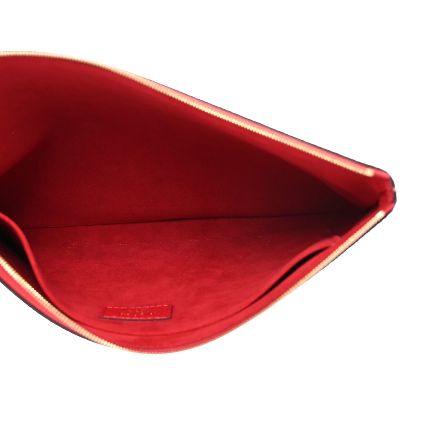 Damier Ebene Daily Pouch Scarlet