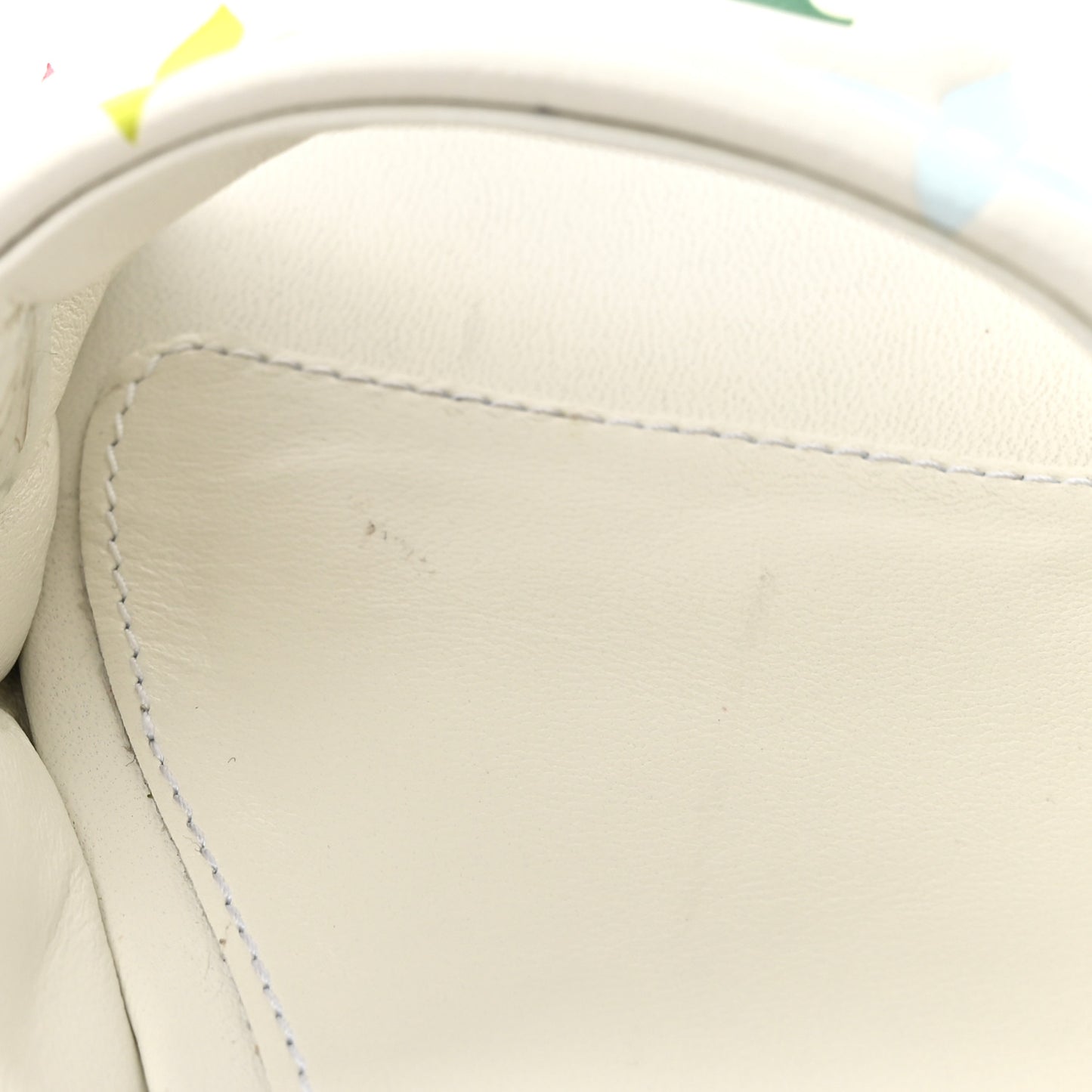 LV X TM Lambskin Monogram 6AM Flat Mule Sandals 39 White Multicolor