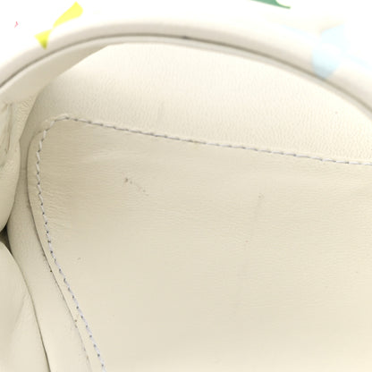 Louis Vuitton LV X TM Lambskin Monogram 6AM Flat Mule Sandals 39 White Multicolor 9 of 9