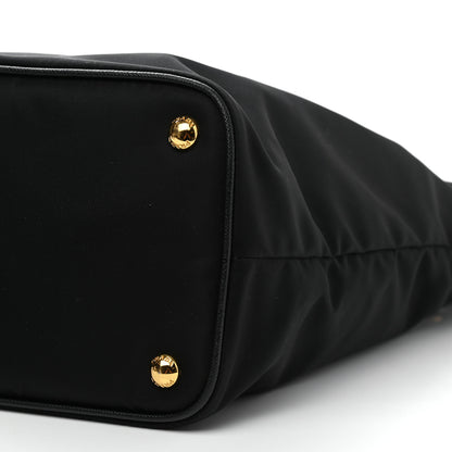 Prada Tessuto Nylon Saffiano Tote Black 8 of 9