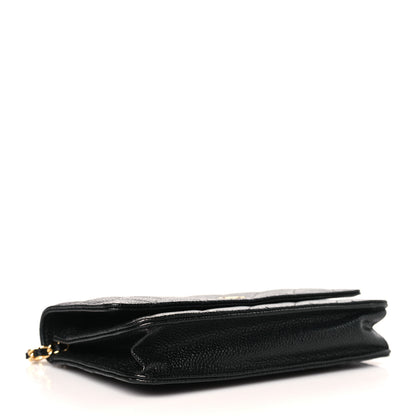Chanel Caviar Quilted Wallet on Chain WOC Black 4 of 11