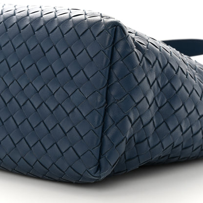 Bottega Veneta Nappa Intrecciato Small Bella Tote Navy 11 of 11