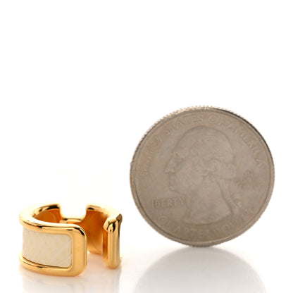 Hermes Epsom Olympe Ear Cuff Nata 2 of 5