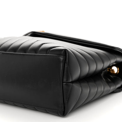Saint Laurent Calfskin Y Quilted Monogram Medium Loulou Chain Satchel Black 9 of 9