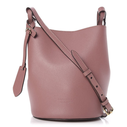 Burberry Calfskin Small Lorne Bucket Crossbody Light Elderberry 1 of 7