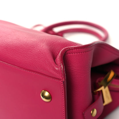 Saint Laurent Calfskin Medium Classic Y Cabas Fuchsia 11 of 14