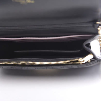 Christian Dior Lambskin Cannage Miss Dior Promenade Pouch Black 5 of 12