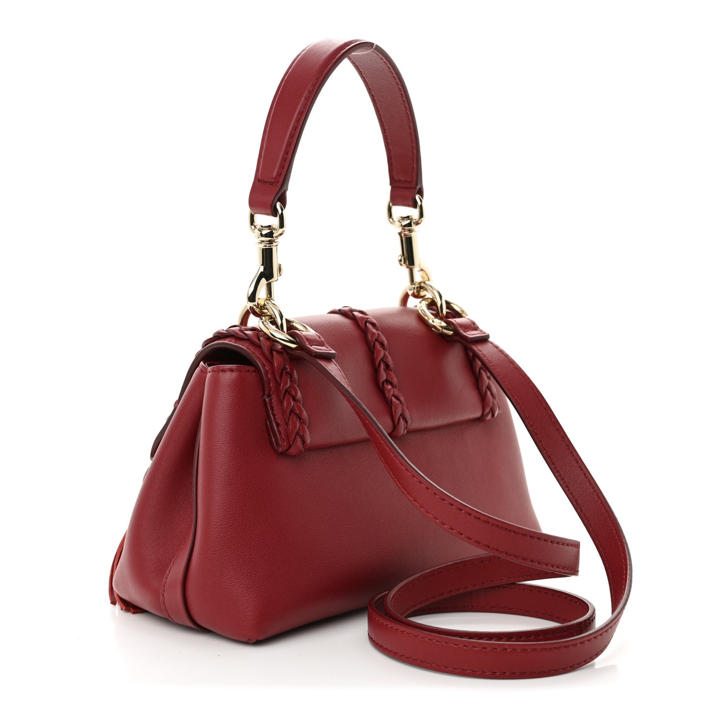 Nappa Mini Penelope Soft Shoulder Bag Red
