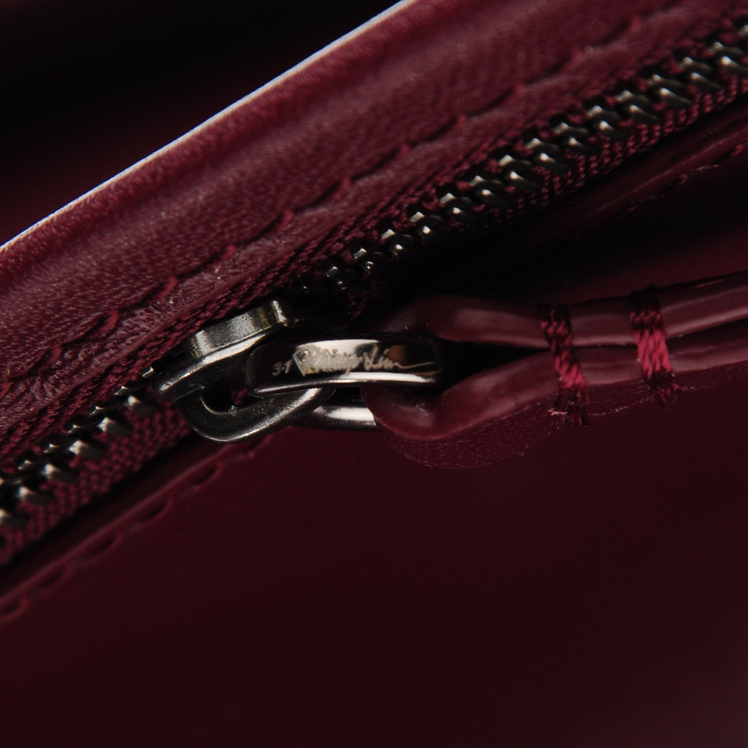 3.1 Phillip Lim 3.1 Smooth Calfskin Large Soleil Bucket Bag Burgundy 8 of 8