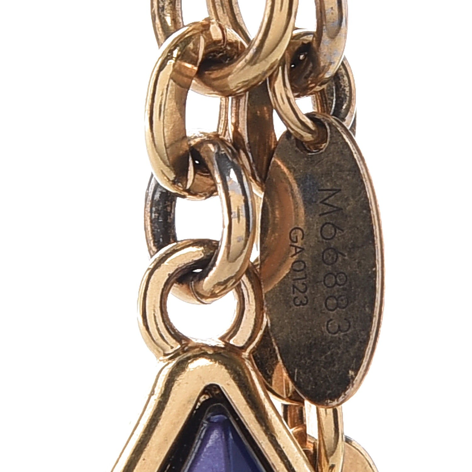 Louis Vuitton Mosaique Bag Charm Blue 3 of 4
