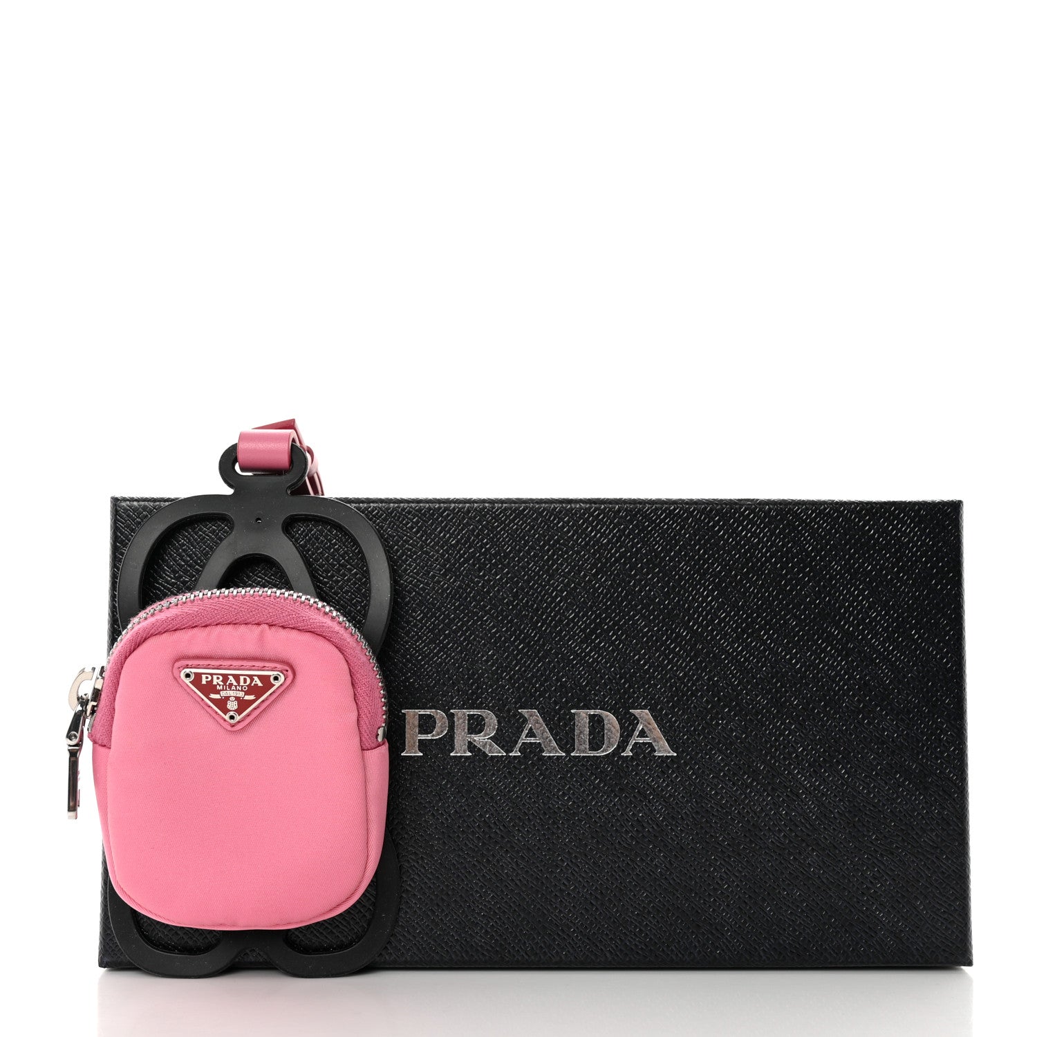 Prada Tessuto Nylon Pocket Smartphone Case Begonia Rosso 3 of 7