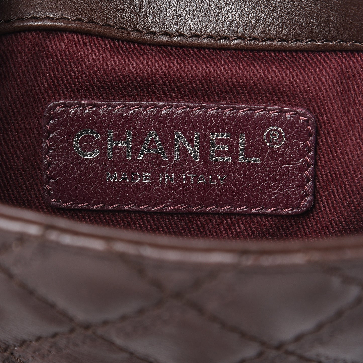 Calfskin Coco Sporran Small Tassel Flap Dark Brown
