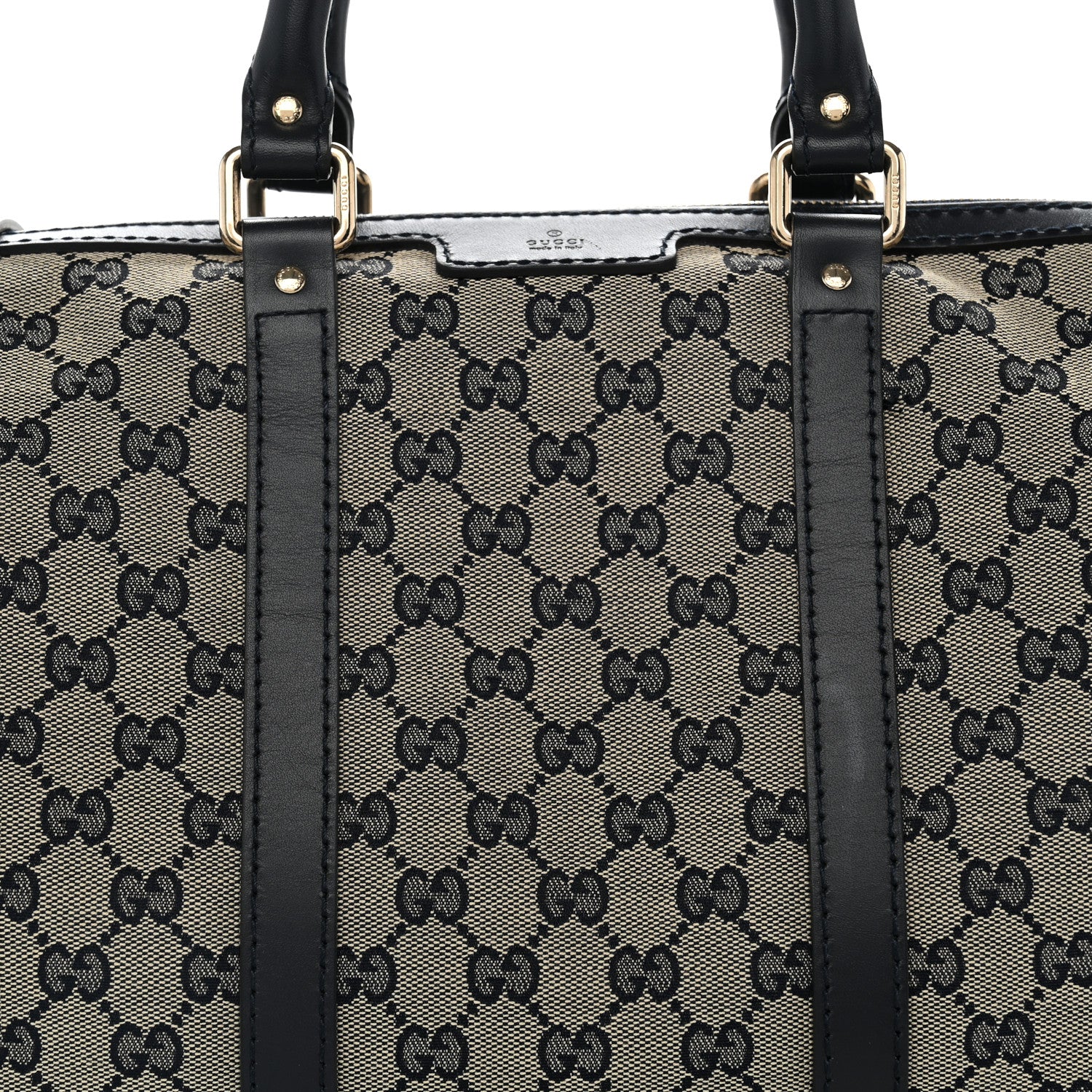 Gucci Monogram Medium Boston Navy 8 of 10