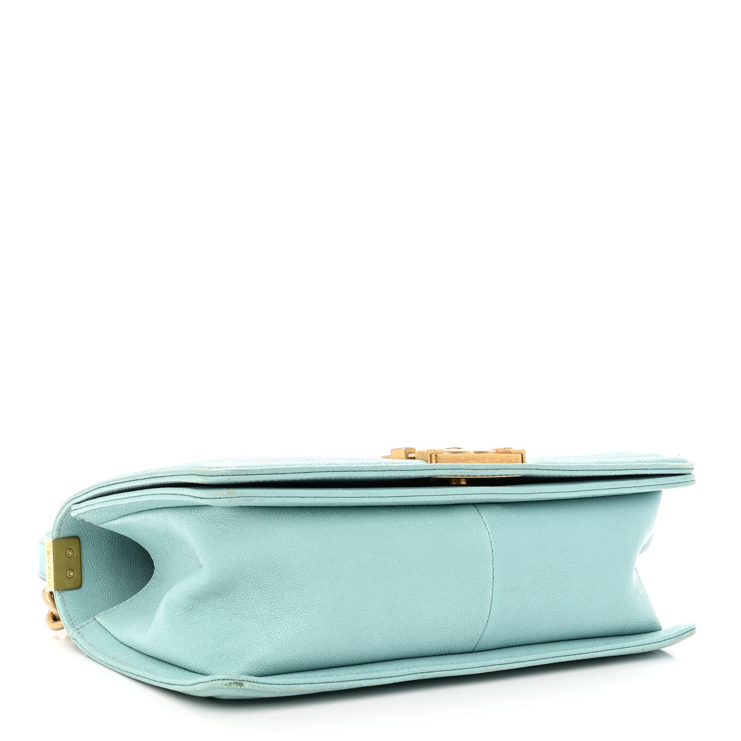 Chanel Caviar Quilted Medium Boy Flap Light Blue 3 of 9