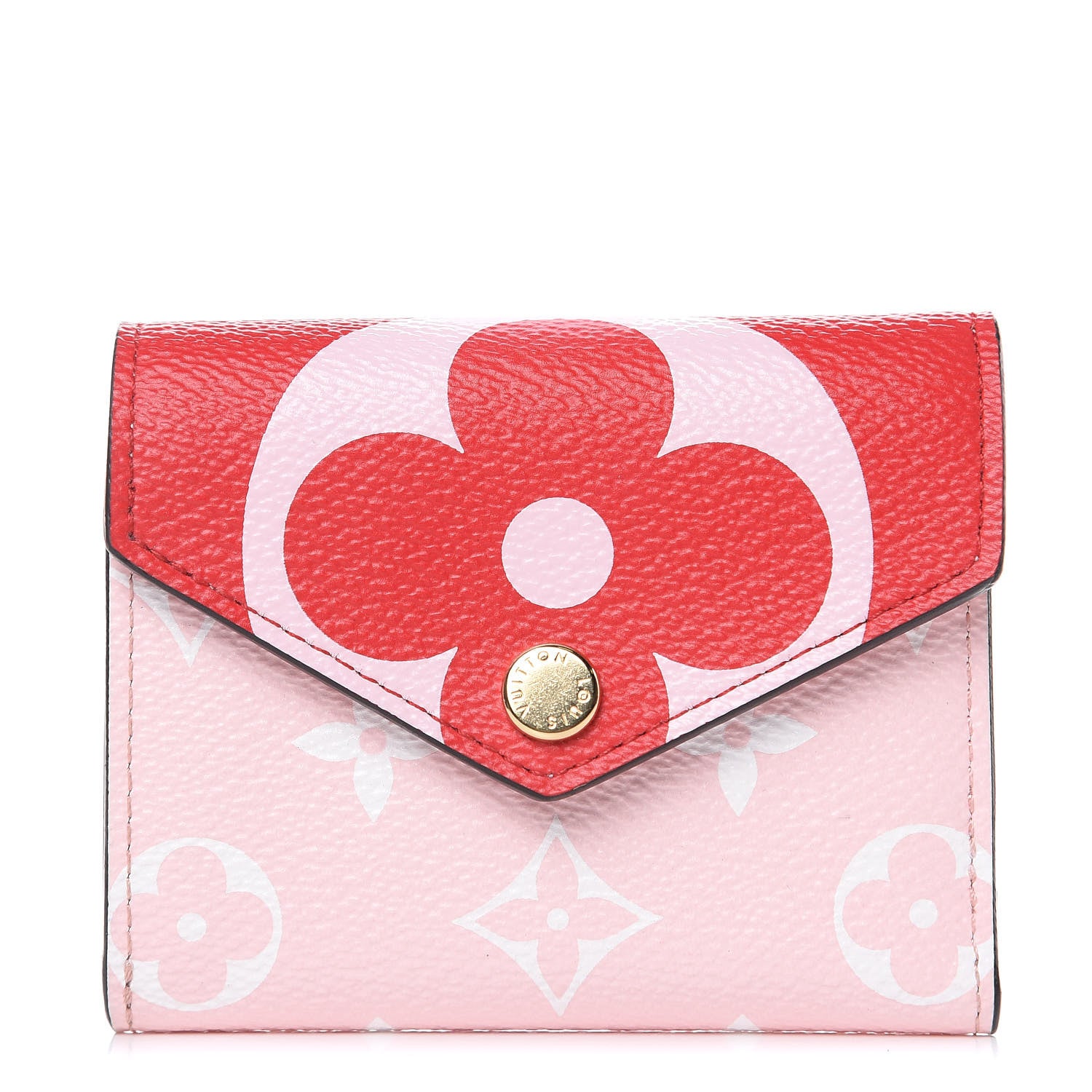 Louis Vuitton Monogram Giant Zoe Wallet Rouge Rose 1 of 7