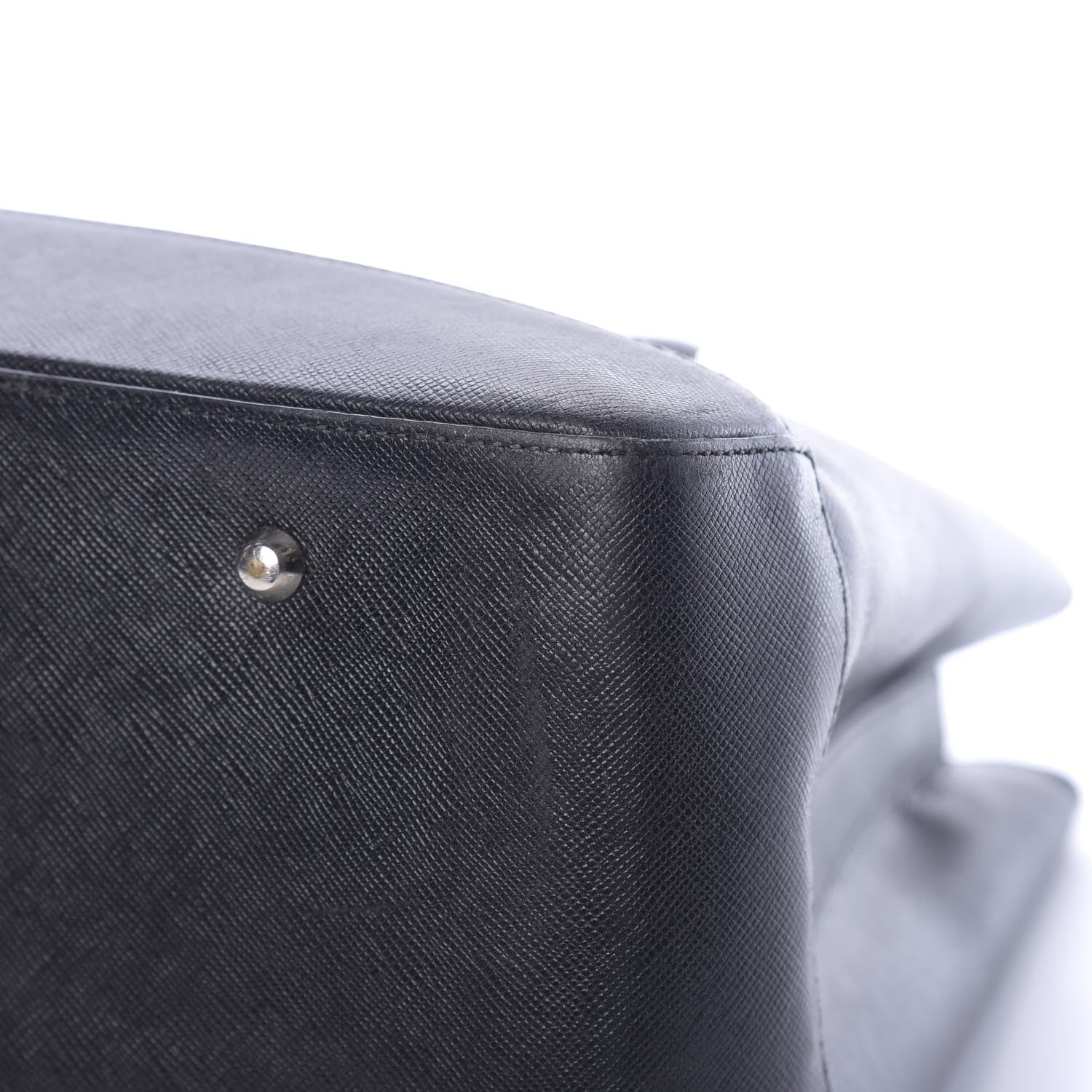 Burberry Saffiano Top Handle Tote Black 23 of 25