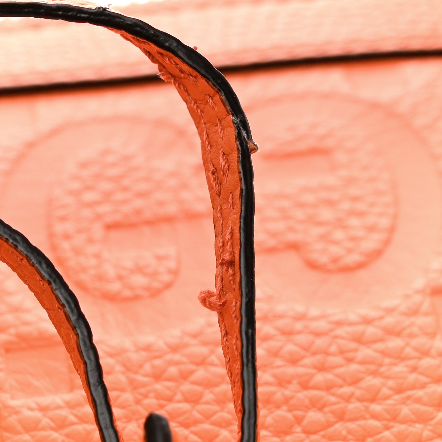 Gucci Piuma Calfskin Jumbo GG Embossed Large Duffle Bag Good Orange 13 of 13