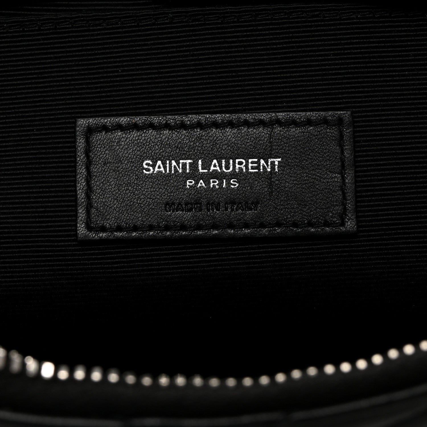 Saint Laurent Calfskin Matelasse Monogram Cassandre Tablet Pouch Black 6 of 7