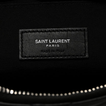 Saint Laurent Calfskin Matelasse Monogram Cassandre Tablet Pouch Black 6 of 7