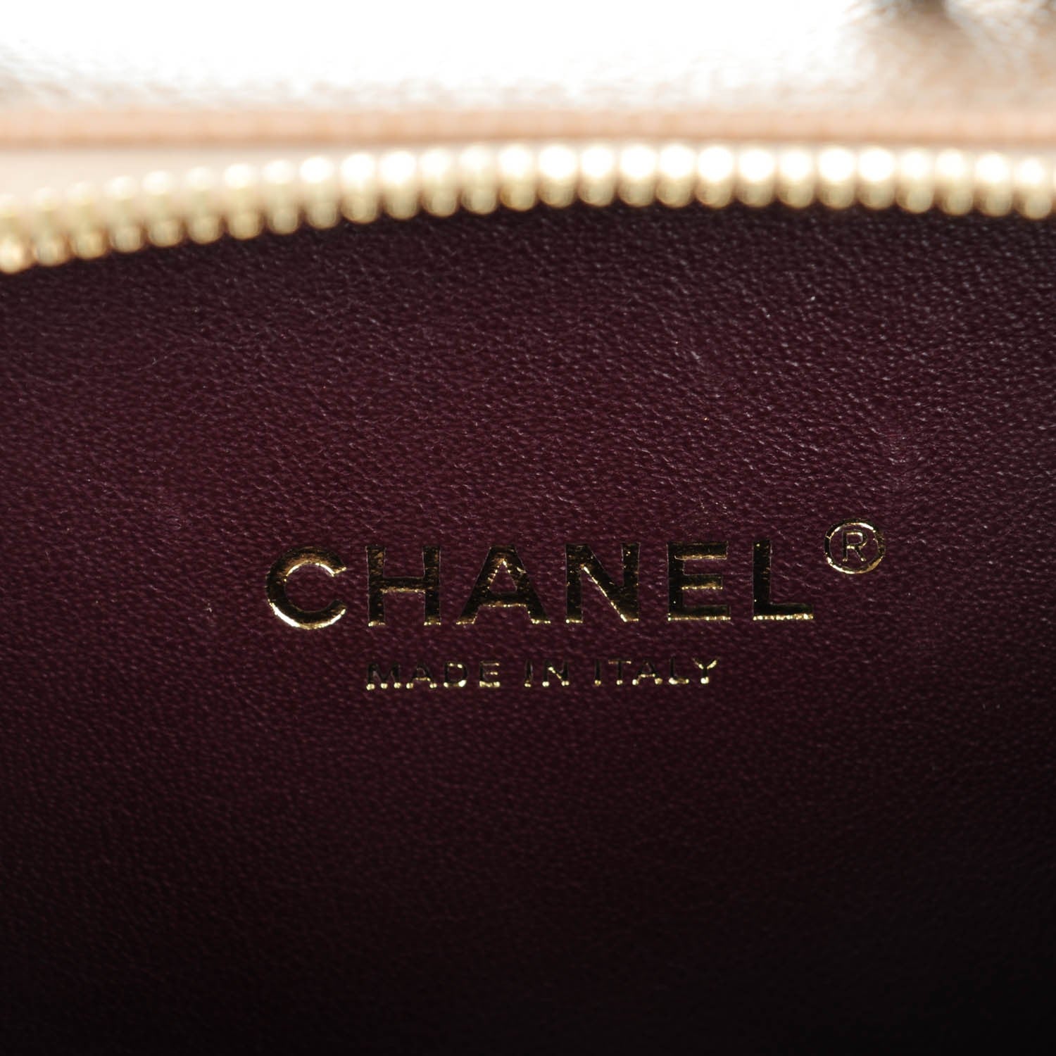 Chanel Caviar Quilted Small CC Filigree Vanity Case Beige Black 6 of 8