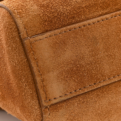Saint Laurent Smooth Calfskin Suede Medium Reversible Monogram Kate Satchel Light Ochre 11 of 14