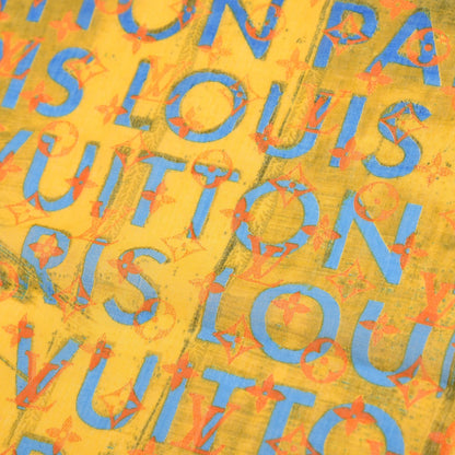 Louis Vuitton Cotton Monogram Pulp Scarf 3 of 3
