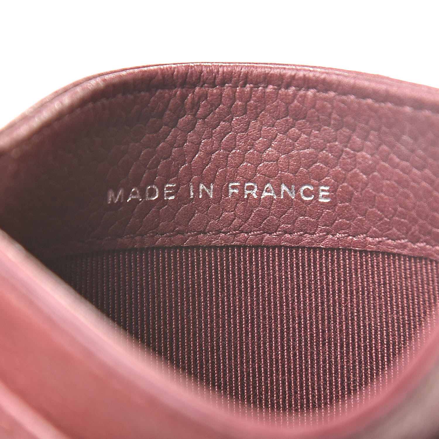 Chanel Caviar Timeless CC Card Holder Bordeaux 7 of 15