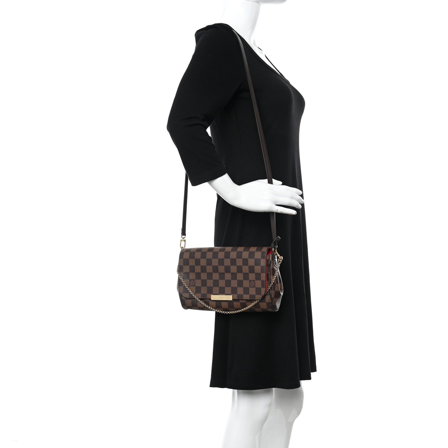 Louis Vuitton Damier Ebene Favorite MM 2 of 15