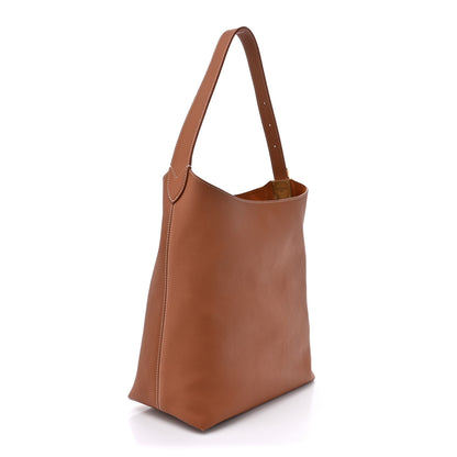 Louis Vuitton Grained Calfskin Low Key Hobo MM Cognac 3 of 13