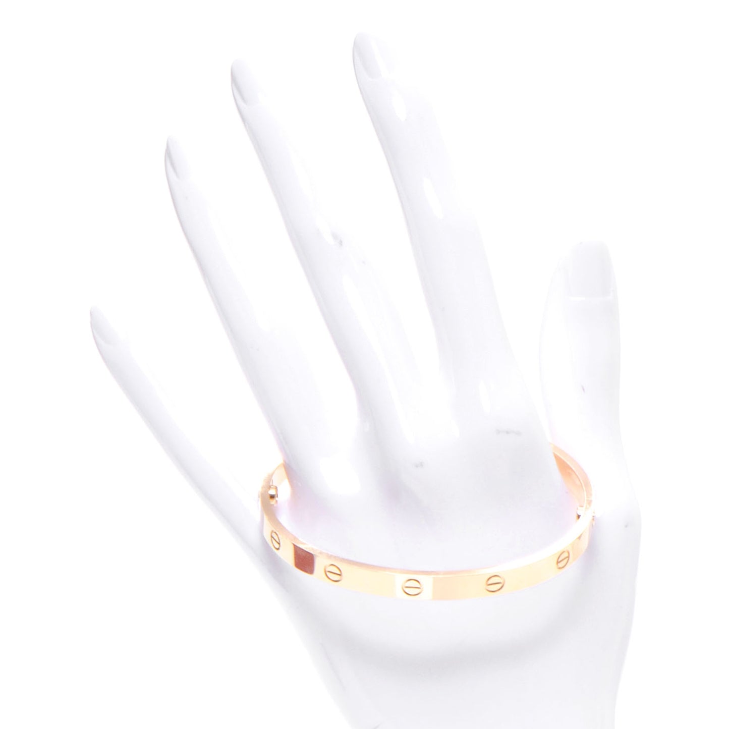 18k Yellow Gold LOVE Bracelet Size 20