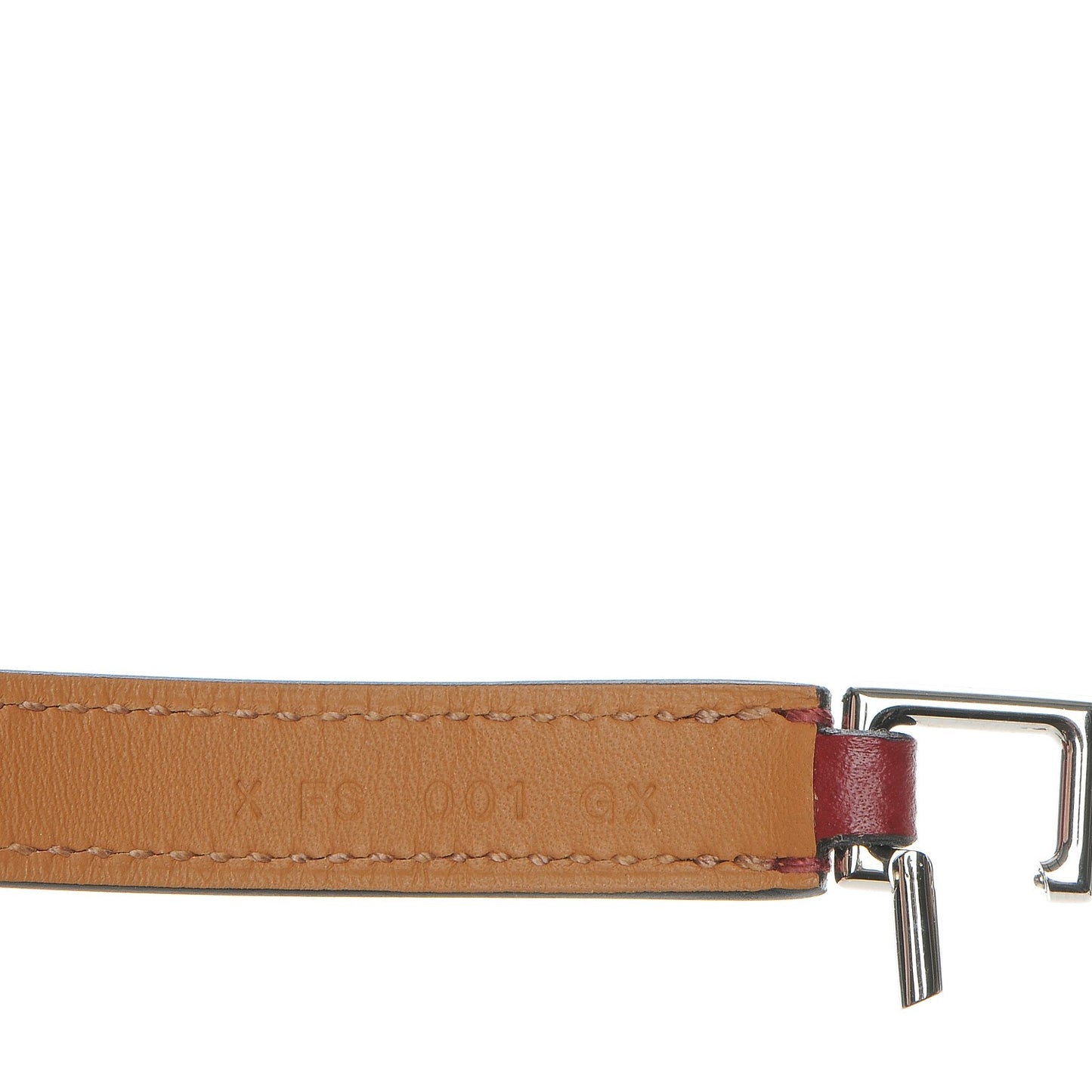 Epsom Rivale Double Tour Bracelet S Rouge Grenat