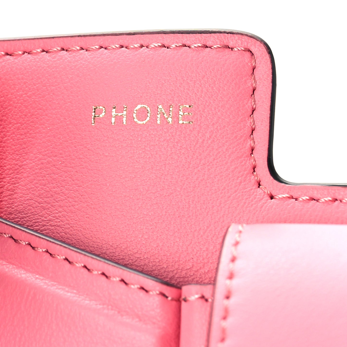 Vitello Grace Matte Two Pocket Mini Crossbody Pink