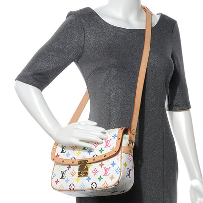 Louis Vuitton Monogram Multicolor Sologne White 2 of 7