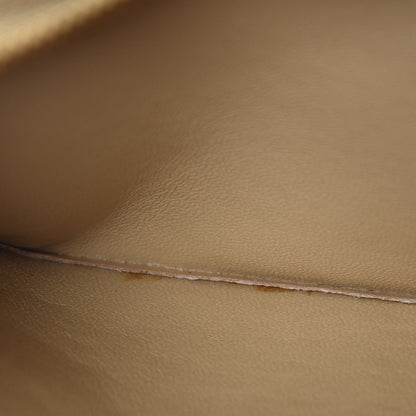 Chanel Lambskin Quilted Shoulder Bag Beige 9 of 18