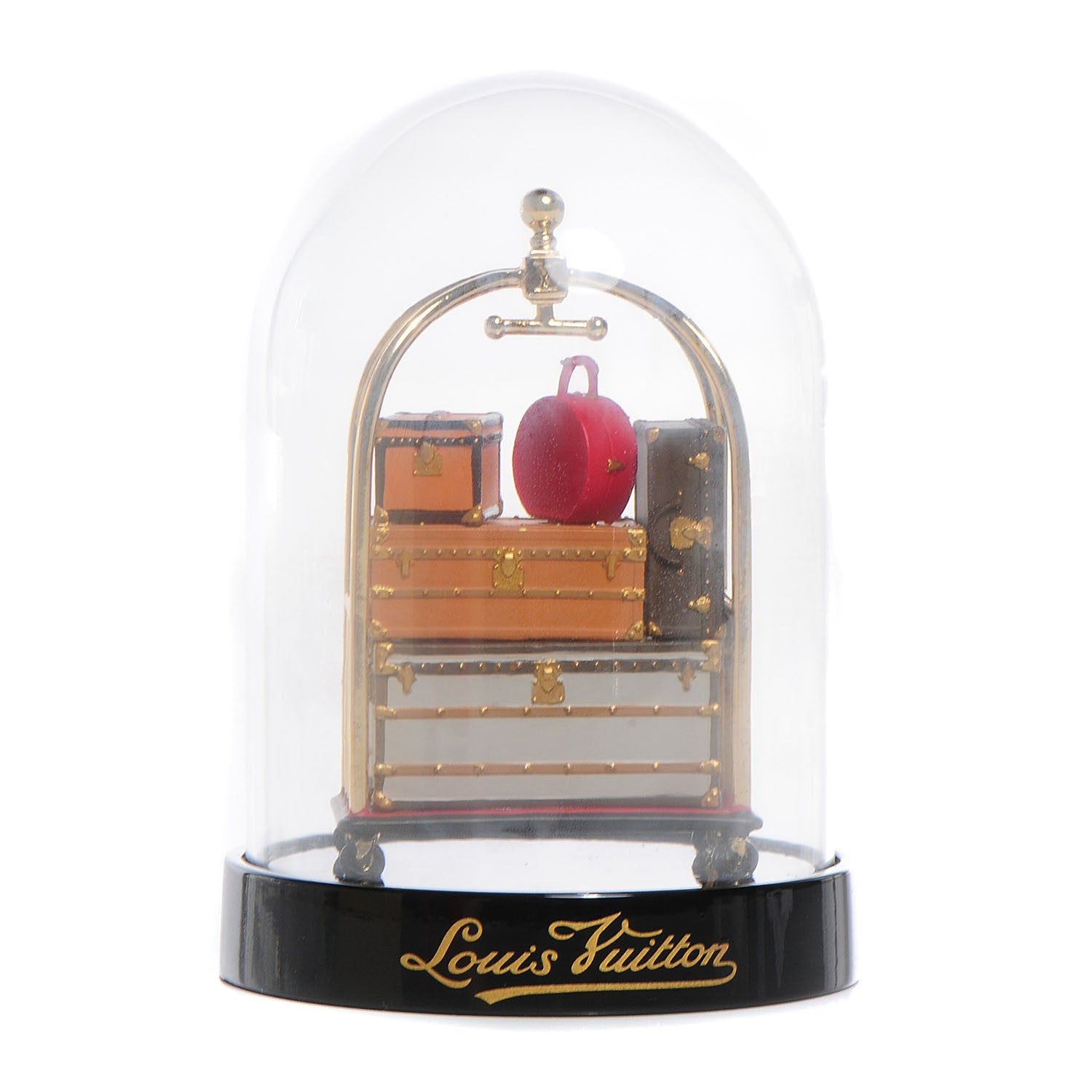Louis Vuitton Glass Porters Trolley Dome Globe Boule 1 of 3