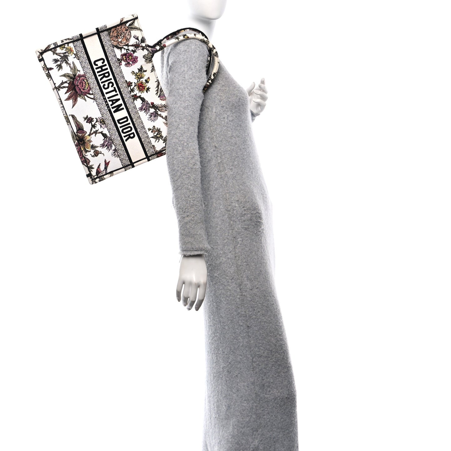 Canvas Jardin Botanique Embroidered Medium Book Tote Multicolor