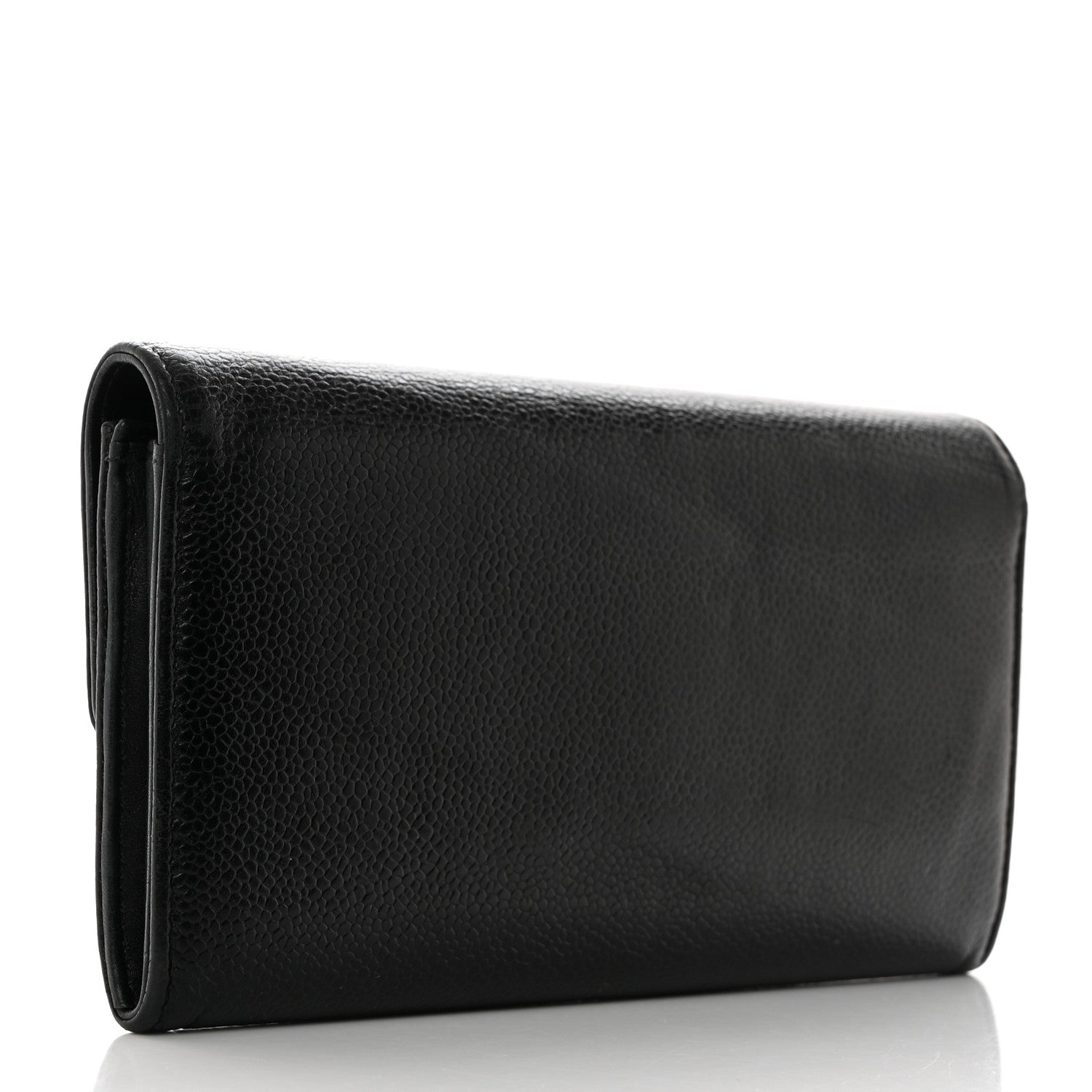 Chanel Caviar Timeless CC Large Gusset Flap Wallet Black 3 of 8