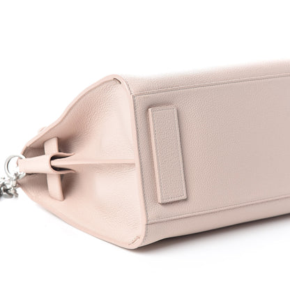 Saint Laurent Grained Calfskin Baby Sac De Jour Souple Rose 8 of 9
