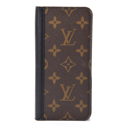 Louis Vuitton Monogram iPhone XS Max Folio Case Black 2 of 8