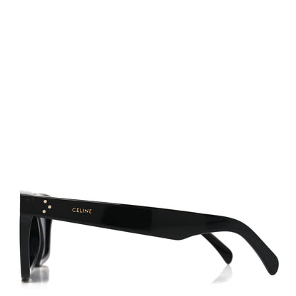 Celine Acetate Polarized Square Sunglasses CL40248I Black 3 of 7