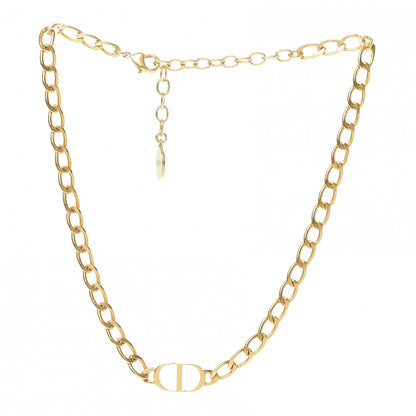 Christian Dior Metal Petit CD Choker Necklace Gold 3 of 5