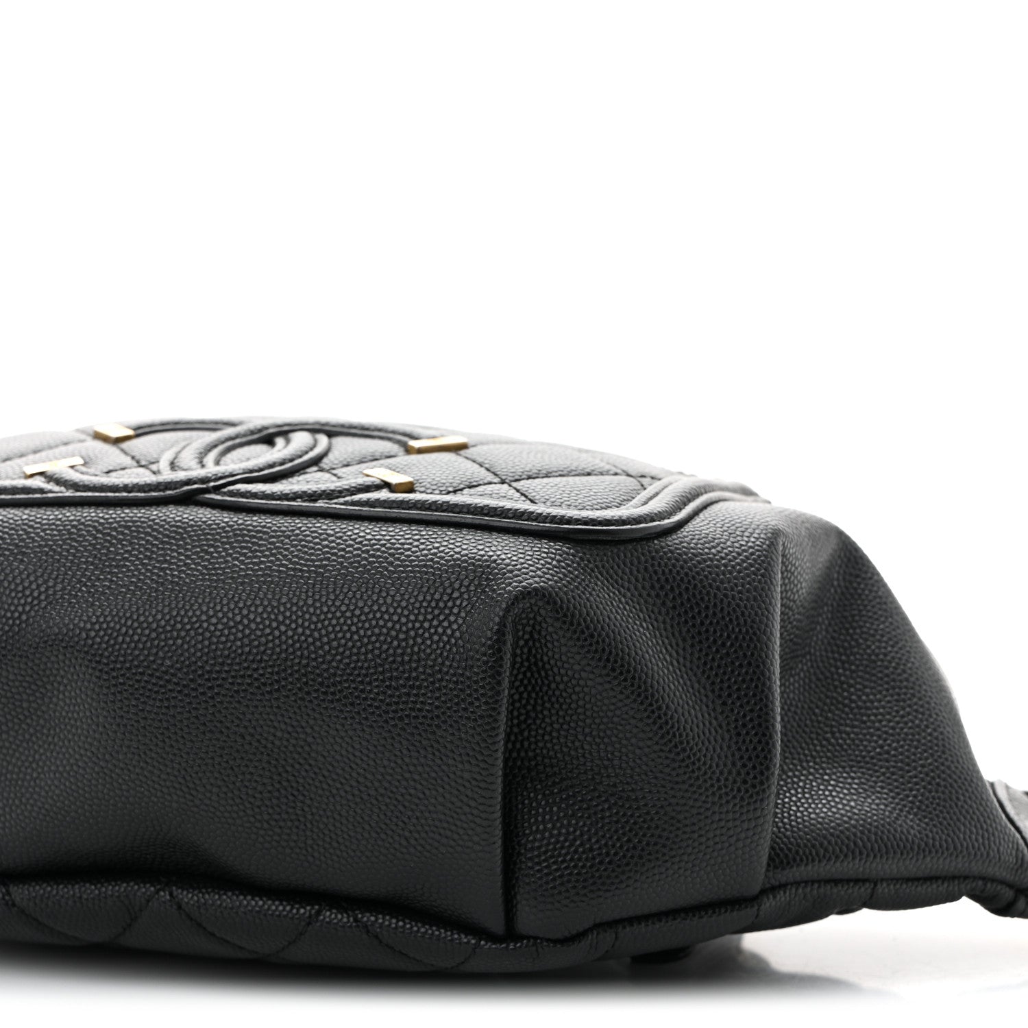 Chanel Caviar Quilted Filigree Waist Bag Black 10 of 10