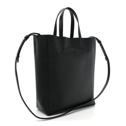 Celine Grained Calfskin Small Vertical Cabas Black 3 of 13