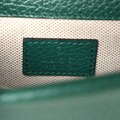 Gucci Dollar Calfskin Crystal Mini Dionysus Top Handle Bag Emerald 5 of 9