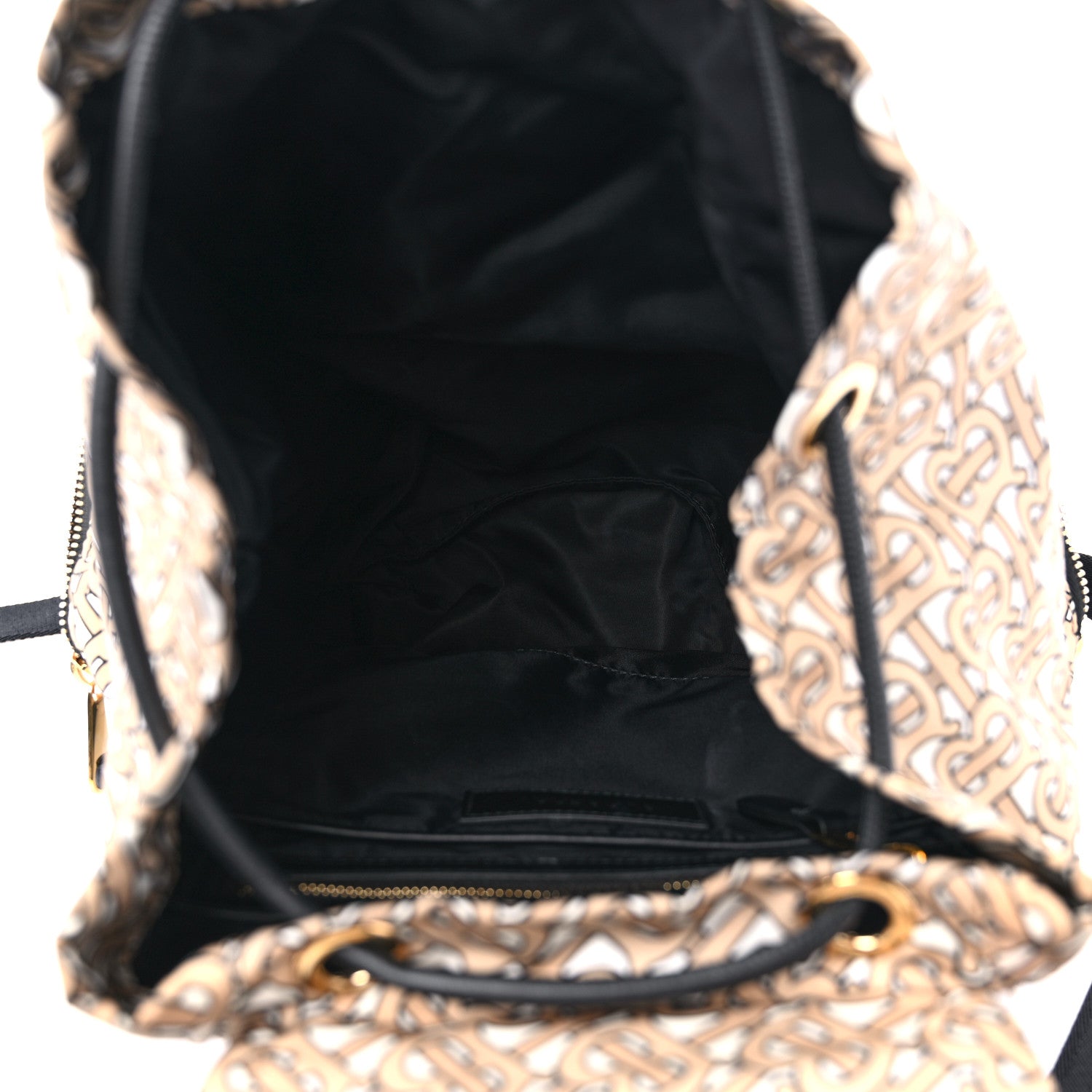 Burberry Nylon Monogram Medium Rucksack Backpack Beige 5 of 10