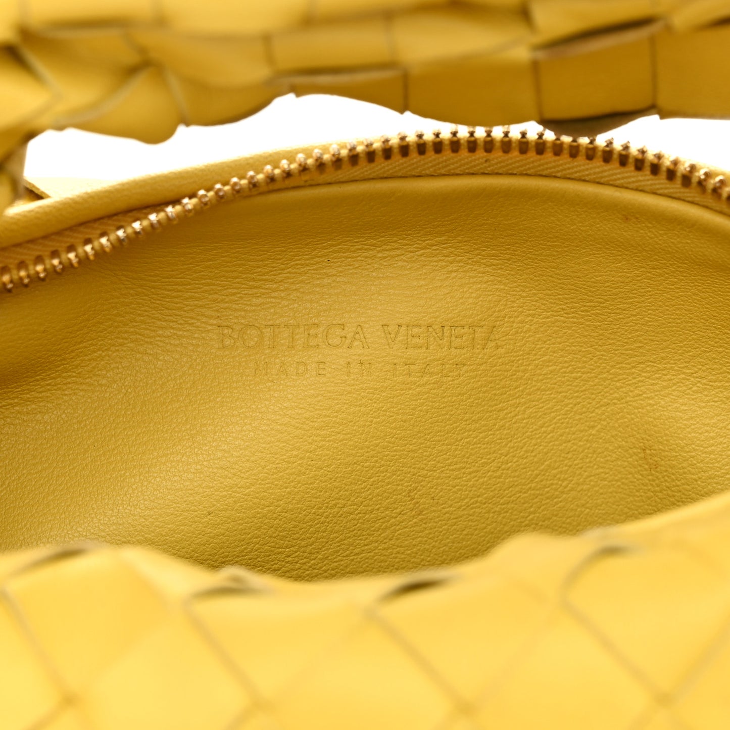 Nappa Intrecciato Mini Jodie Buttercup
