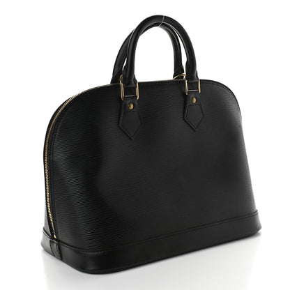 Louis Vuitton Epi Alma PM Black 2 of 8