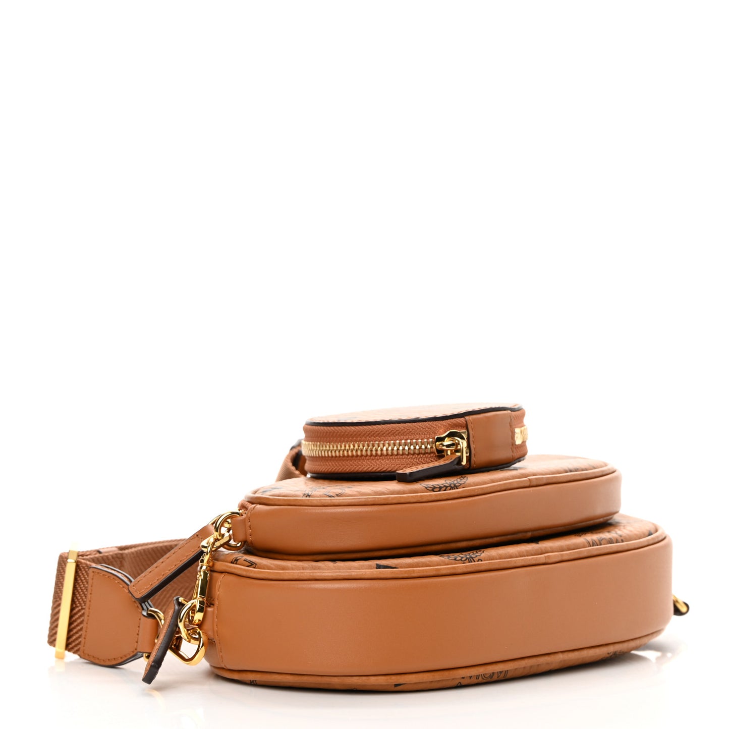 Visetos Small Aren Multifunction Crossbody Pouch Cognac